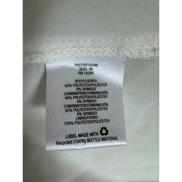 Worthington Black Colorblock Floral Print Scuba Midi Dress Size 16W‎ 1X Plus Sz - Picture 4 of 5